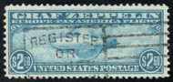 #C 15 VF, light cancel, terrific color!