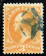 #O  3 Fine+, blue star in circle, vibrant color!