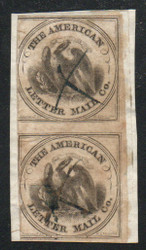 Local #  5L2 F/VF, Pair, w/PF (02/26) CERT, a very rare used pair, very nice!