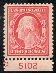 # 332 VF/XF JUMBO OG LH, plate number single w/ partial star, eye popping color, CHOICE!