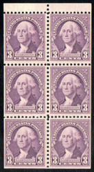 # 720b SUPERB OG NH, booklet pane, post office fresh, GEM!