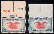 #C 23c VF/XF OG NH, ULTRA-MARINE COLOR ERROR, wonderfully well centered for this color error. This error is normally F/VF at best!  GEM!