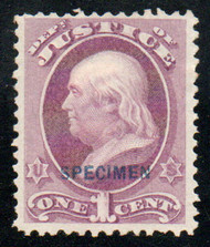 #O 25s F/VF mint ng, Specimen, robust color!