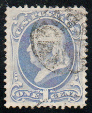# 145 VF/XF, town cancel, lovely color!