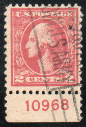 # 527 F/VF, 'US Army' cancel, plate number single, vivid color!