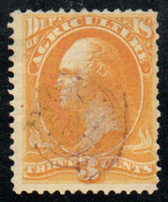 #O 3 Fine, wheel of fortune cancel, vibrant color!