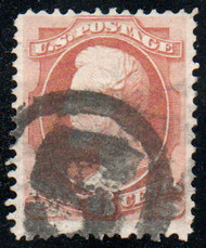 # 159 Fine+, '5' in circle cancel, wonderful color!