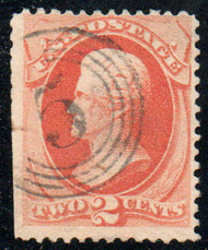 # 183 Fine+, '5' in circles cancel, bright color!