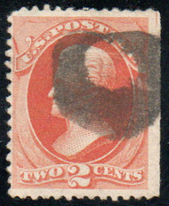 # 183 Fine+, circle cancel, beautiful color!