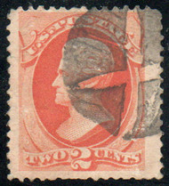 # 183 Fine+, crossroads cancel, eye popping color!