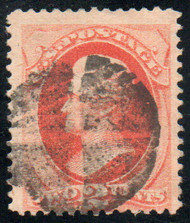 # 183 Fine+, crossroads cancel, terrific color!
