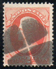 # 183 Fine+, well struck crossroads cancel, vivid color!