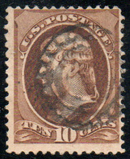 # 209 Fine+, wheel of fortune cancel, wonderful color!