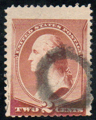# 210 Fine+, circle cancel, terrific color!