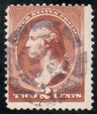 # 210 Fine+, geometric cancel, nice rich color!