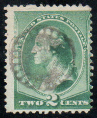# 213 Fine, S-O-N wheel of fortune cancel, eye popping color!