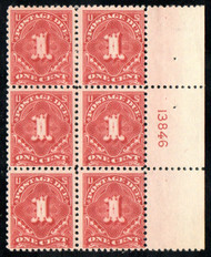 #J 61 F/VF OG NH, nice side plate
