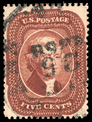 #  28A F/VF, w/PF (01/24) CERT, rich Indian Red color, well centered for this notorious off centered issue!   Choice!