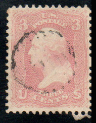 # 64 VF/XF, w/PF (12/25) CERT, a well centered single with grid cancel, fresh pink color, Very Nice!