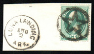 # 158 VF, circled star cancel, Stunning!