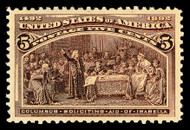 # 234 XF-SUPERB OG H, w/PSE (GRADED 95 (12/07)0 CERT, well centered, fresh graded stamp, SUPER!