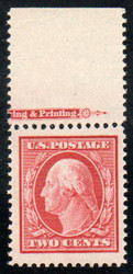 # 332 XF JUMBO OG NH, w/PSE (10/18) CERT, a huge stamp, part imprint at top, Choice!