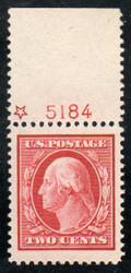 # 332 XF-SUPERB JUMBO OG NH, w/PSE (10/18) CERT, plate number singles, super nice stamp!