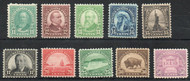 # 692 - 701 F/VF to VF OG NH, complete set, fresh color