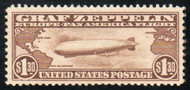 #C 14 VF OG NH, three large margins, super nice!