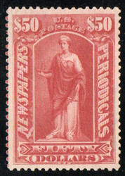 #PR124 VF/XF OG NH, a select mint never hinged single, Terrific Color!