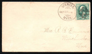 # 207 VF, well struck Spencer, Mass, geometric, Super Nice!