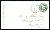 #U163 VF/XF fancy geometric cancel, nice and fresh!