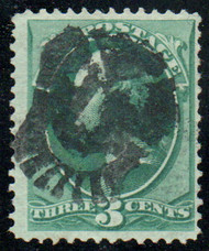 # 147 F/VF, S-O-N mask cancel, vivid color!