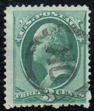# 184 F/VF, 'OK' in circle cancel, impressive color!