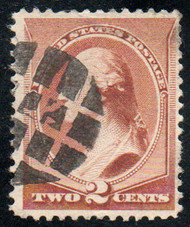 # 210 F/VF, well struck grid cancel, vivid color!