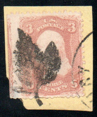 #  65 Fine+, LEAF, beautiful Waterbury, Ct strike of Leaf, VERY NICE!