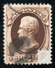 # 157 VF/XF, DOUBLE PAPER, w/PF (04/04) CERT, a rare double paper variety, light cancel, seldom seen so nice!
