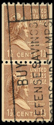 # 849 XF-SUPERB, Pair, w/PF (GRADED 95 (08/24)) CERT, a common pair but in uncommon condition, SUPER GEM!