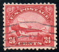 #C  6 VF, used, nice wavy line cancel, Fresh!