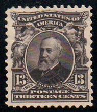 # 308 SUPERB OG H, bold color, amazing margins, GEM!