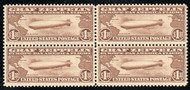 #C 14 F/VF OG NH, Block, post office fresh, Nice Block!