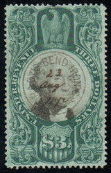 #R147 VF, S-O-N hand cancel, robust color!