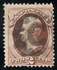 # 146 F-VF, "C in sunburst" cancel, very nice!