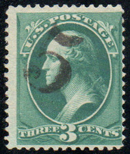 # 184 Fine+, "5" cancel, vivid color!