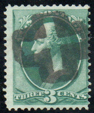 # 184 Fine+, negative "cross" cancel, super color!