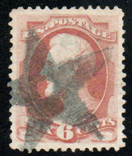 # 186 XF-SUPERB, "circle in star" cancel, beautifully centered, GEM!
