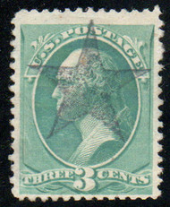 # 207 F-VF, "star" cancel, vibrant color!