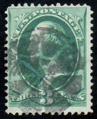 # 147 F-VF, super fancy "spider web" cancel, super nice!