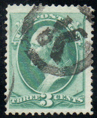 # 147 VF JUMBO, "K in circle" cancel, vibrant color!
