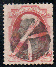 # 148 F-VF, negative "K in circle" cancel, pretty color!
